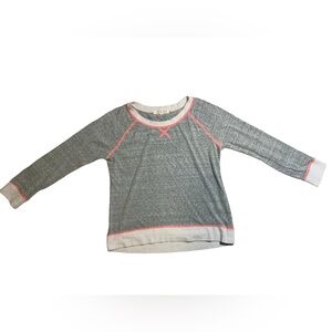 Pink Rose Long Sleeve Crew Neck